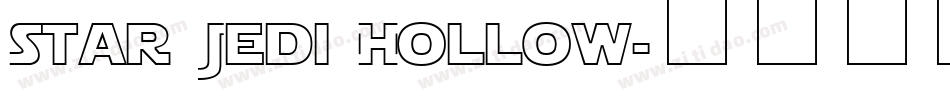 Star Jedi Hollow字体转换
